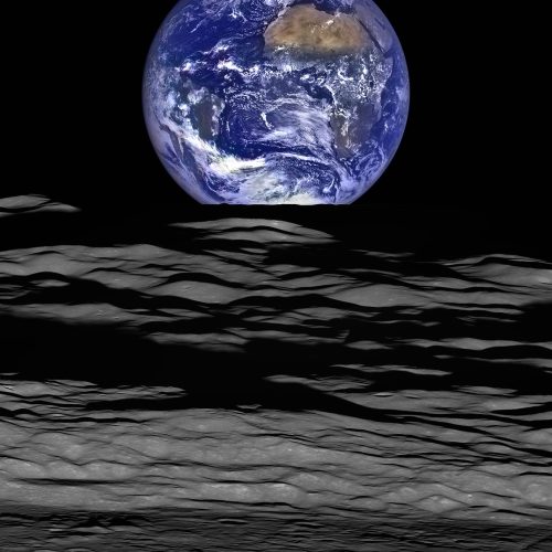 Earth from Lunar Reconnaissance Orbiter