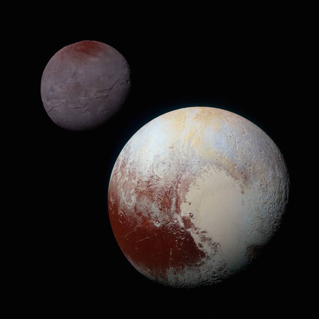 Pluto and Charon (New Horizons)