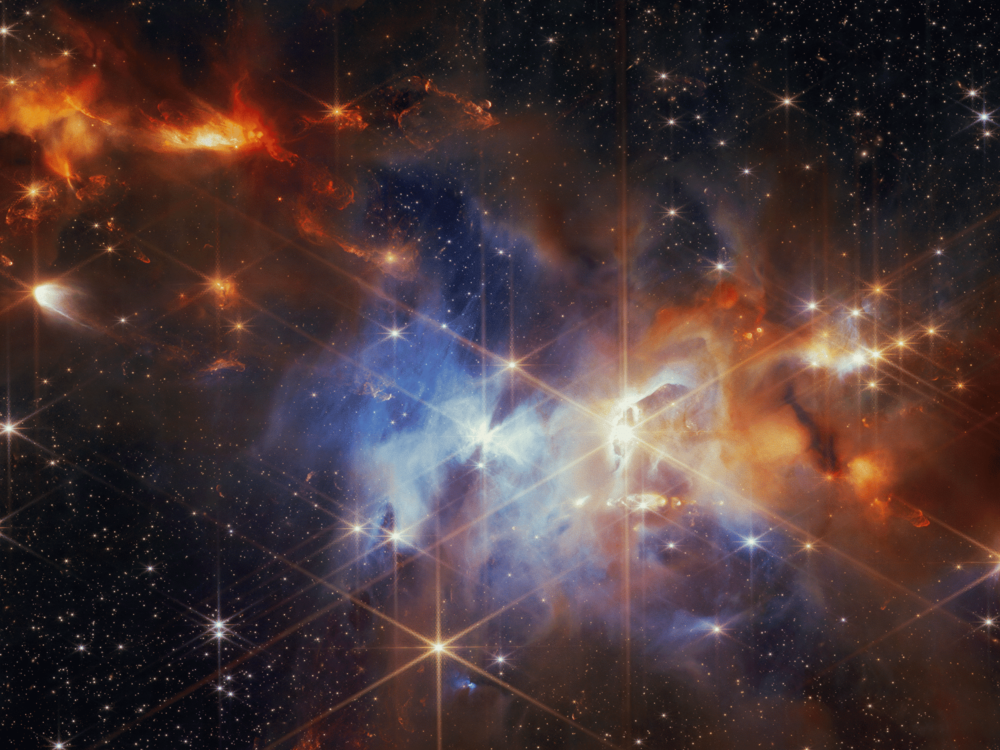 Serpens Nebula photographed by the James Webb Space Telescope