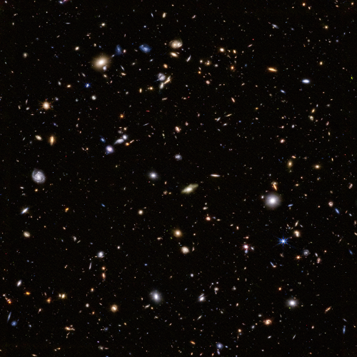 Hubble Ultra Deep Field by JWST image 1