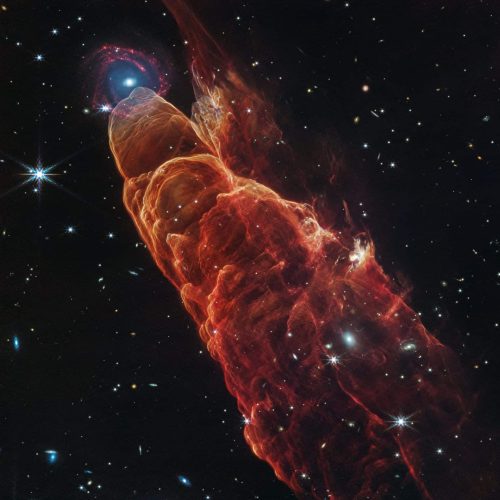 Herbig-Haro 49/50 – James Webb Space Telescope Image