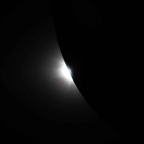 Solar Eclipse Emergence from Orion – Artemis II
