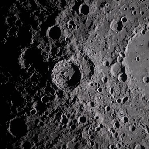 Shadows Across Vavilov Crater - Artemis II